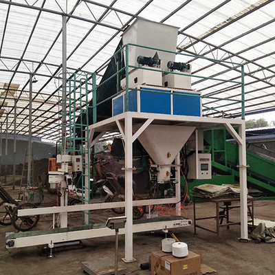 ISO Approved Dual Screw 25kg Animal Feed Packing Machine