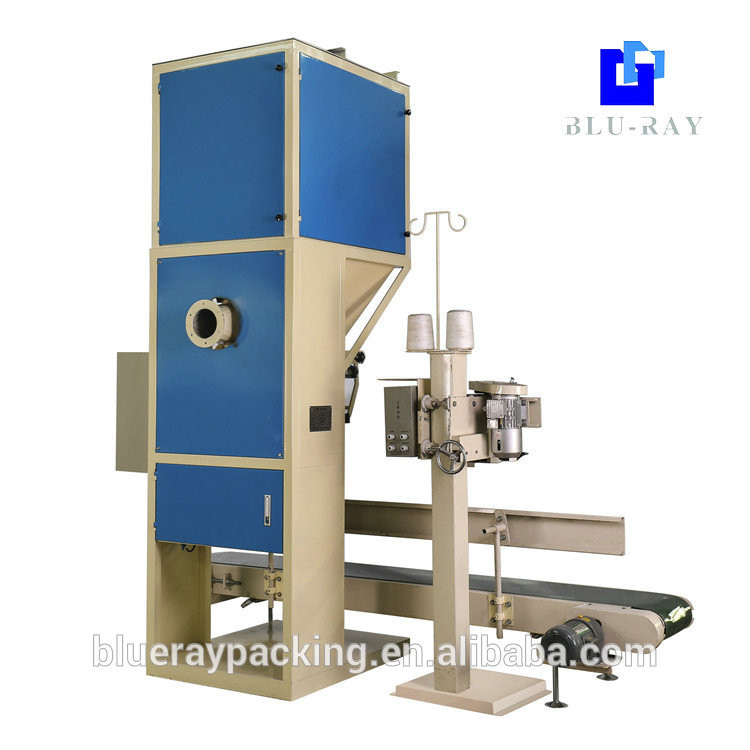Semi automatic 5kg to 50kg glutinous rice and lotus seeds rationed packing machine