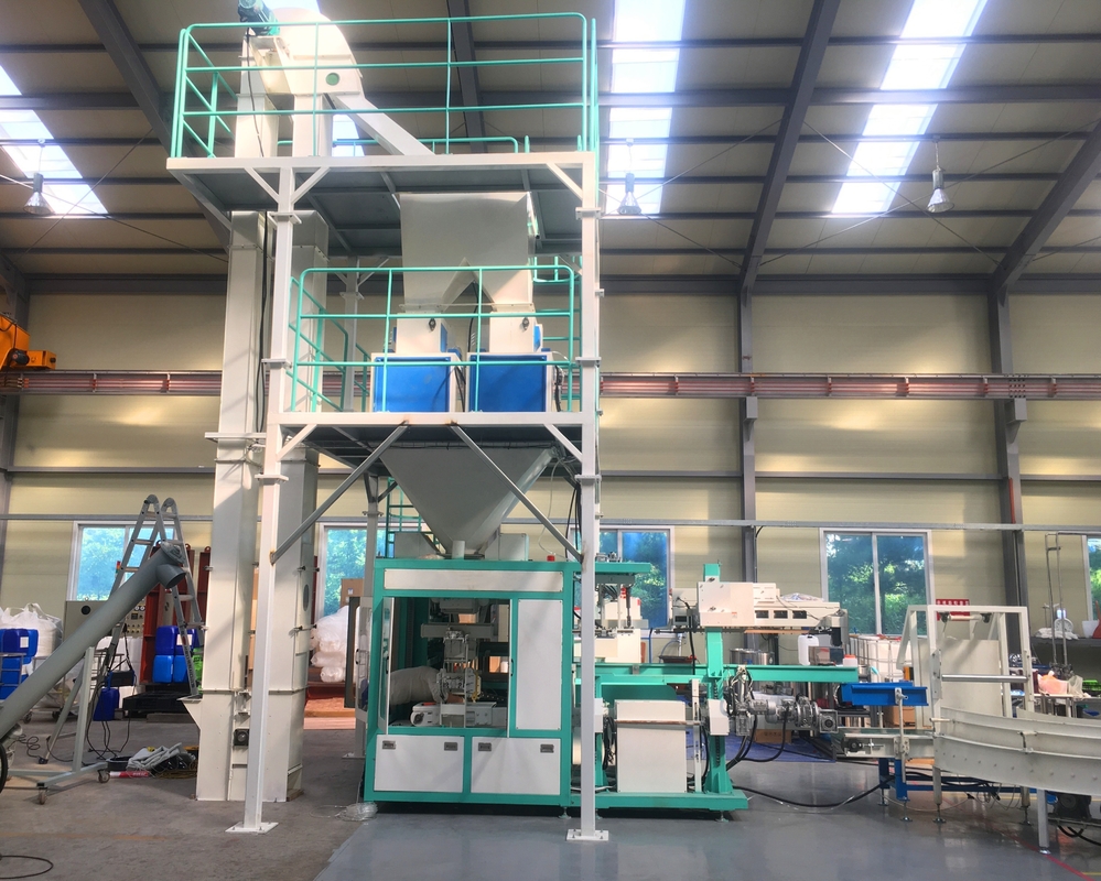 Q235 20kg/Bag Rice Bean Fertilizer Packaging Machine