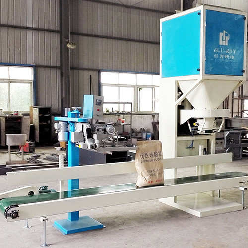 CE Pneumatic Driven 25kg Bagging Machine For Fish Feed