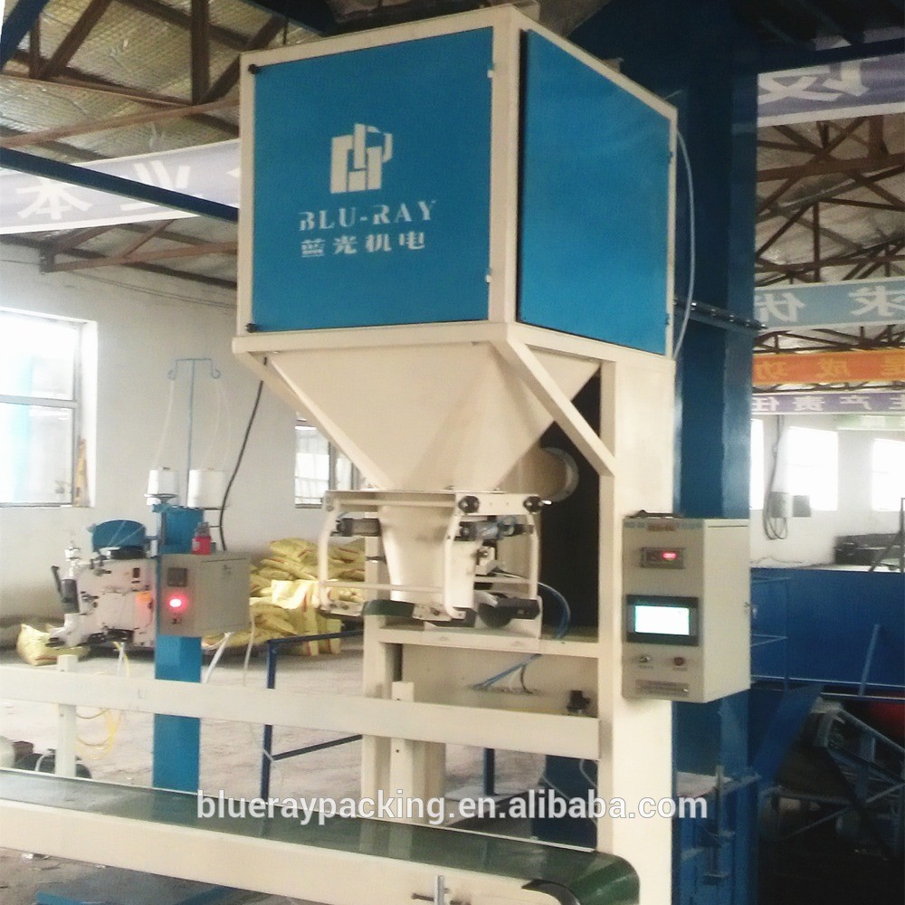 50kg open mouth bag rice beans peanuts packing machine