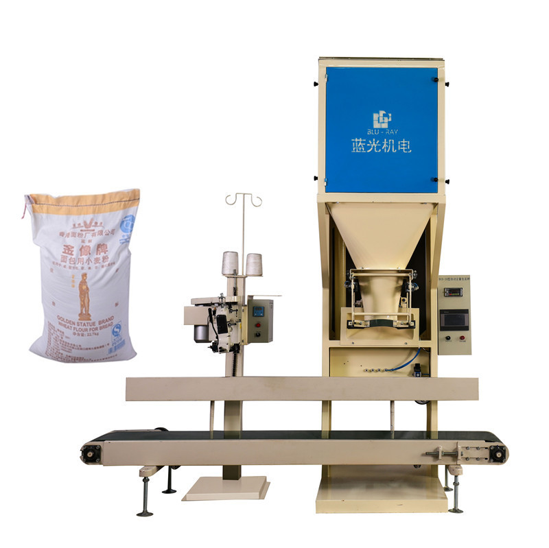 Semi Automatic Bagging Machine 50kg Maize Sesame Sugar Salt Filling Machine